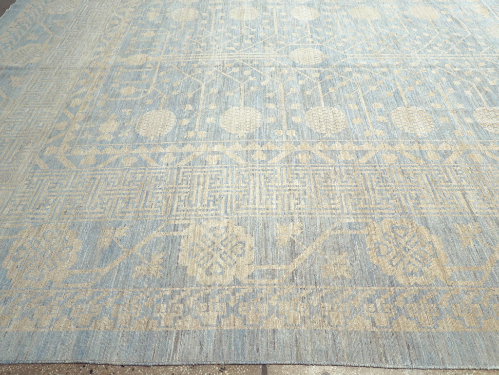 Modern East Turkestan Khotan Oversize Carpet, No.32267 - Gsblank