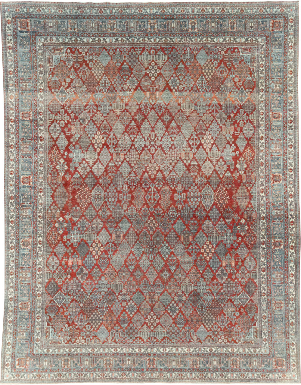 Vintage Persian Joshegan Room Size Carpet, No.32269 - Gsblank