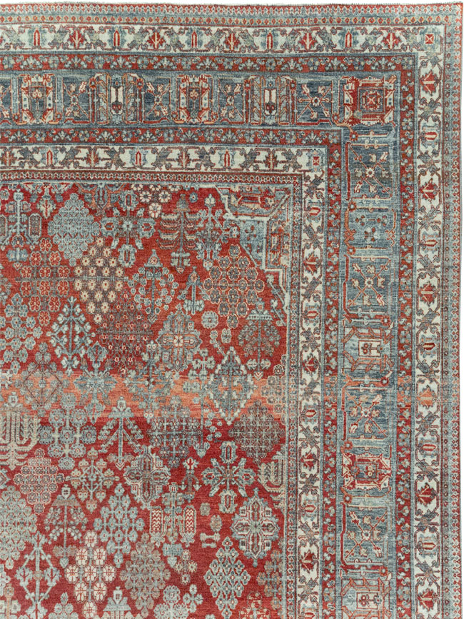 Vintage Persian Joshegan Room Size Carpet, No.32269 - Gsblank