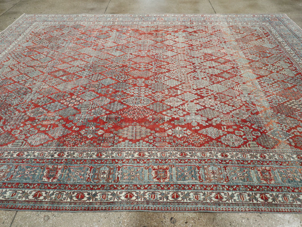 Vintage Persian Joshegan Room Size Carpet, No.32269 - Gsblank