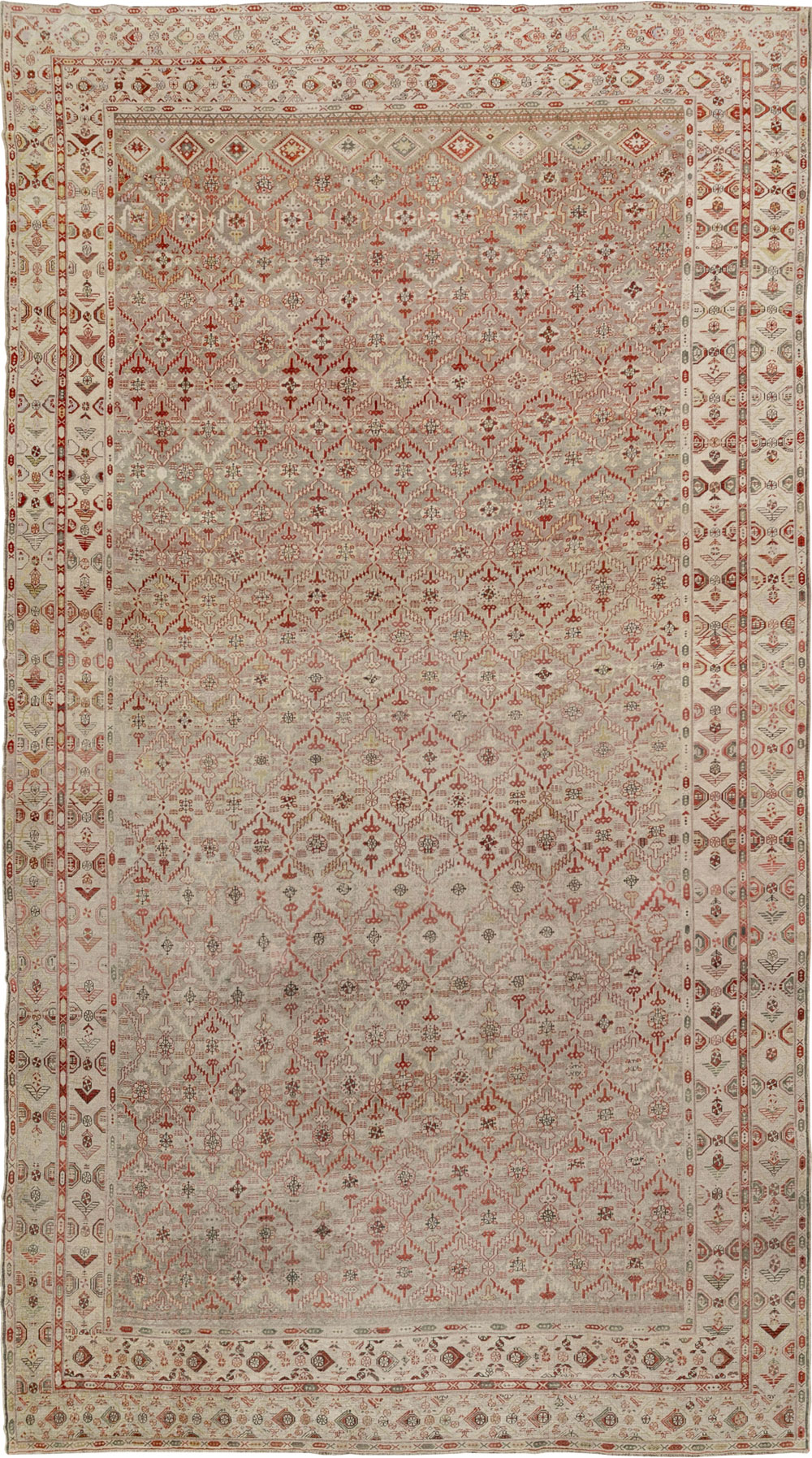 Antique Persian Kurdish Bidjar Oversize Carpet, No.32272 - Gsblank