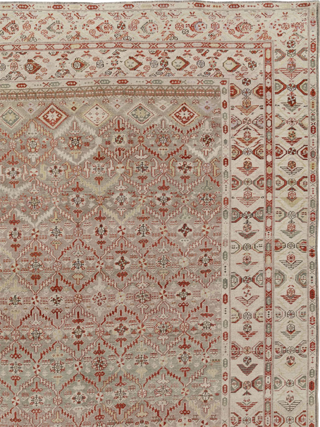 Antique Persian Kurdish Bidjar Oversize Carpet, No.32272 - Gsblank