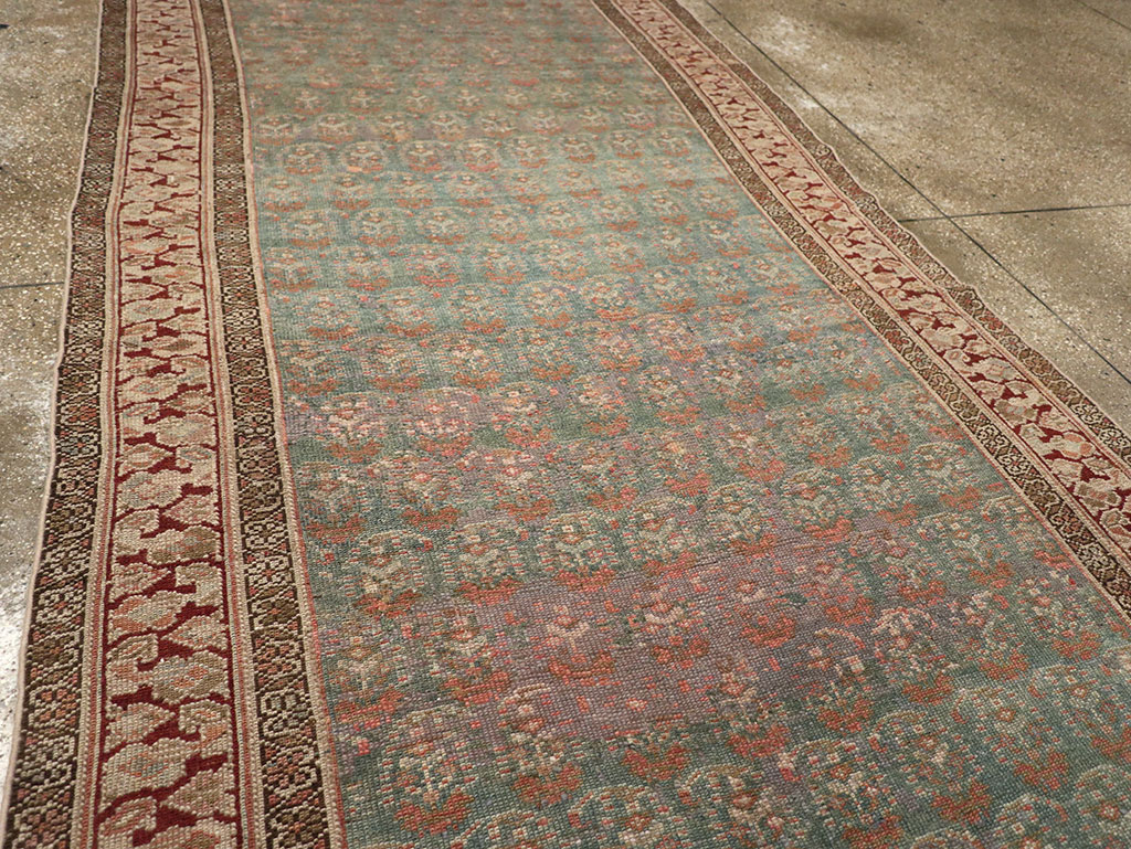 Antique Persian Kurdish Long Runner, No.32275 - Gsblank