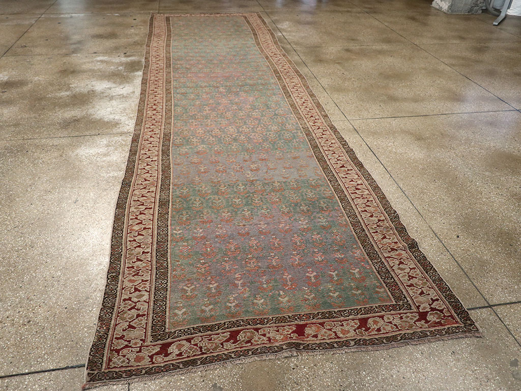 Antique Persian Kurdish Long Runner, No.32275 - Gsblank