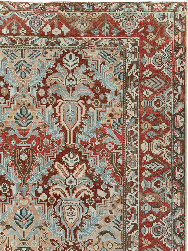 Vintage Persian Bakhtiari Room Size Carpet, No.32277 - Gsblank