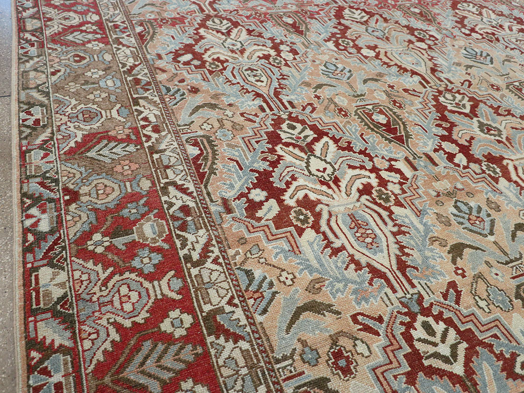 Vintage Persian Bakhtiari Room Size Carpet, No.32277 - Gsblank