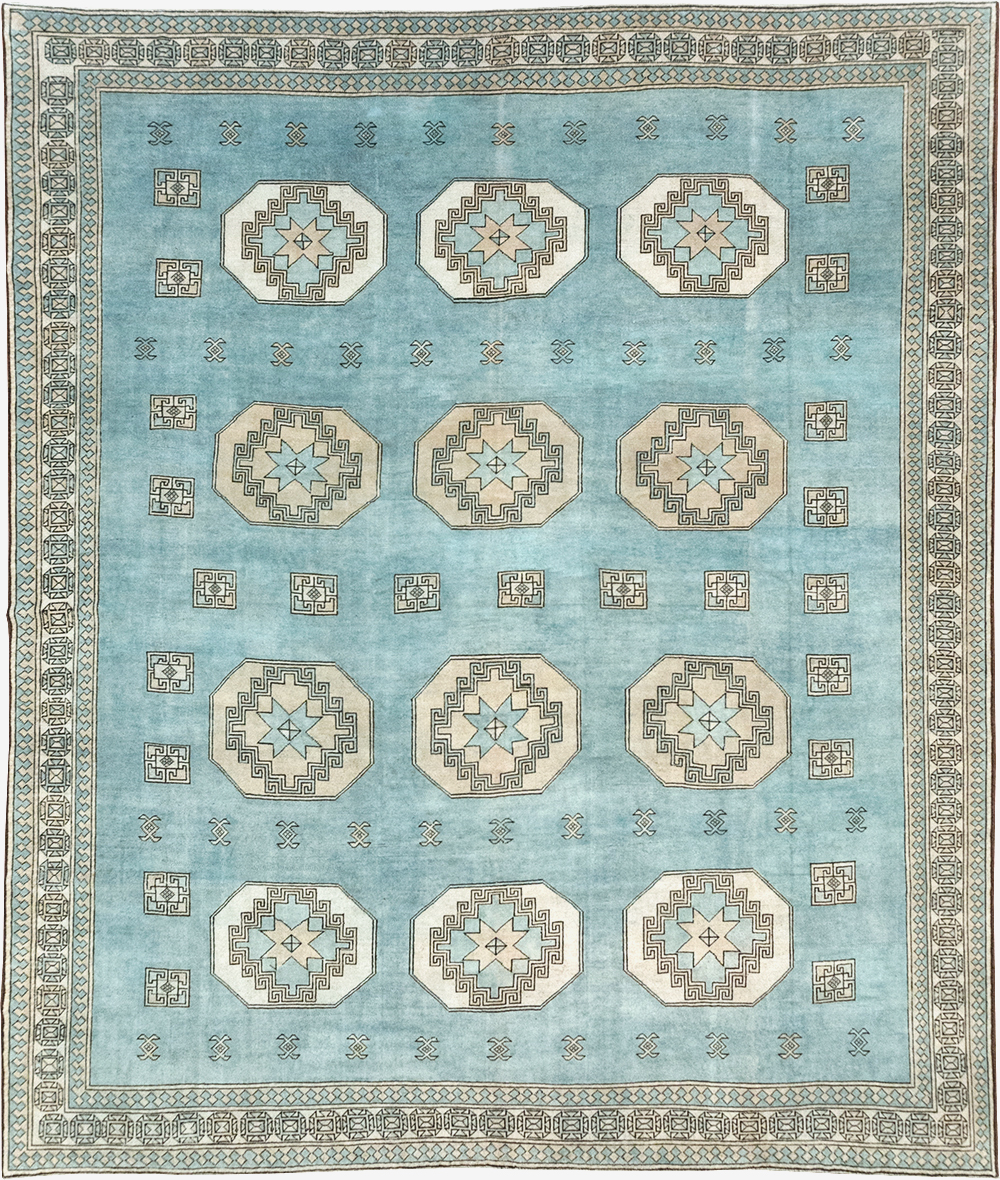Vintage Turkish Oushak Large Room Size Carpet, No.32280 - Gsblank