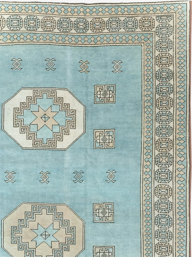 Vintage Turkish Oushak Large Room Size Carpet, No.32280 - Gsblank