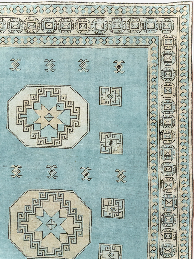 Vintage Turkish Oushak Large Room Size Carpet, No.32280 - Gsblank