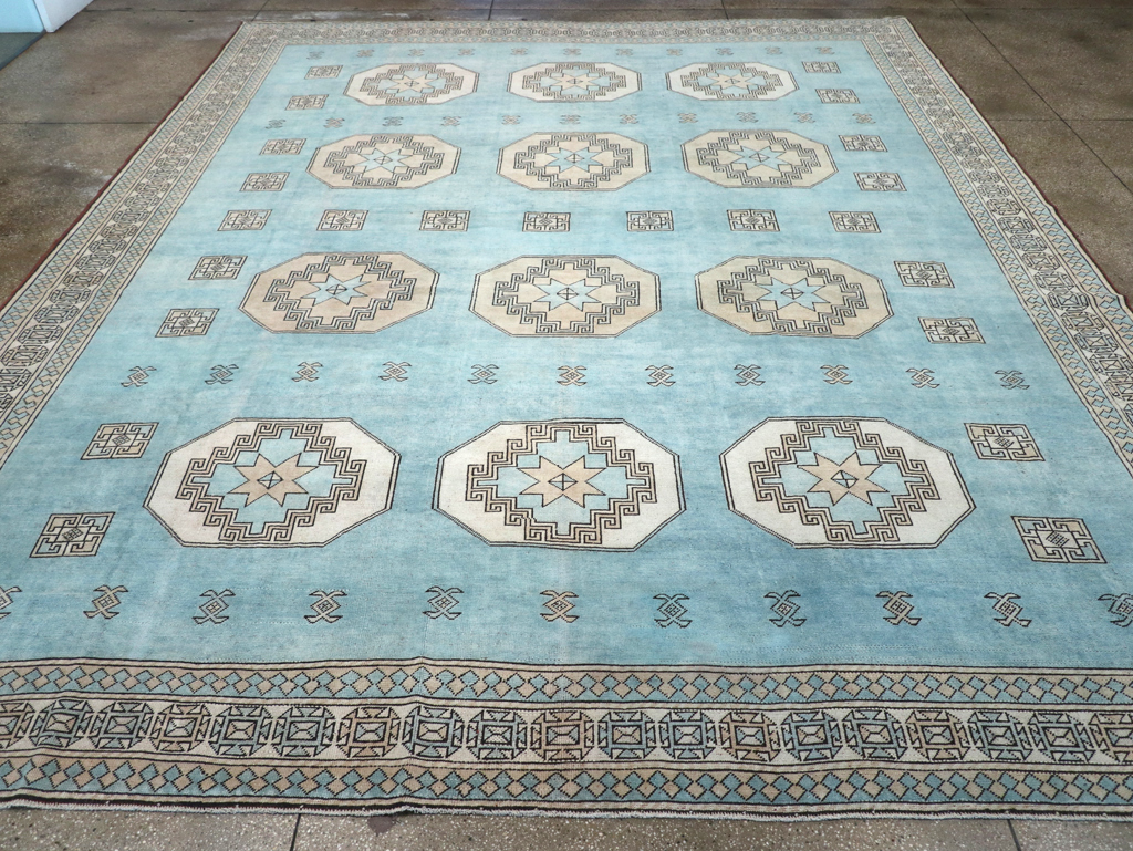 Vintage Turkish Oushak Large Room Size Carpet, No.32280 - Gsblank