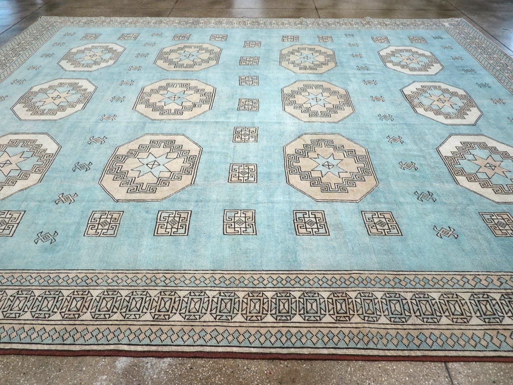 Vintage Turkish Oushak Large Room Size Carpet, No.32280 - Gsblank