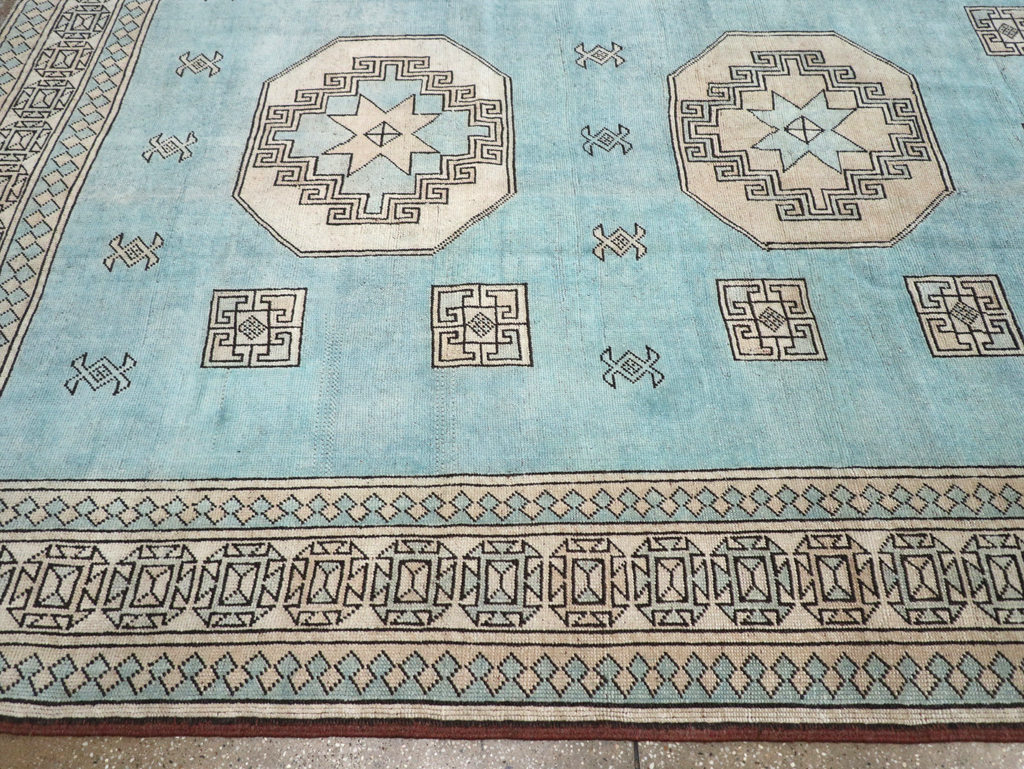 Vintage Turkish Oushak Large Room Size Carpet, No.32280 - Gsblank