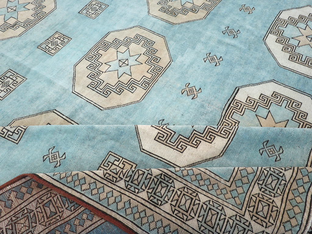 Vintage Turkish Oushak Large Room Size Carpet, No.32280 - Gsblank