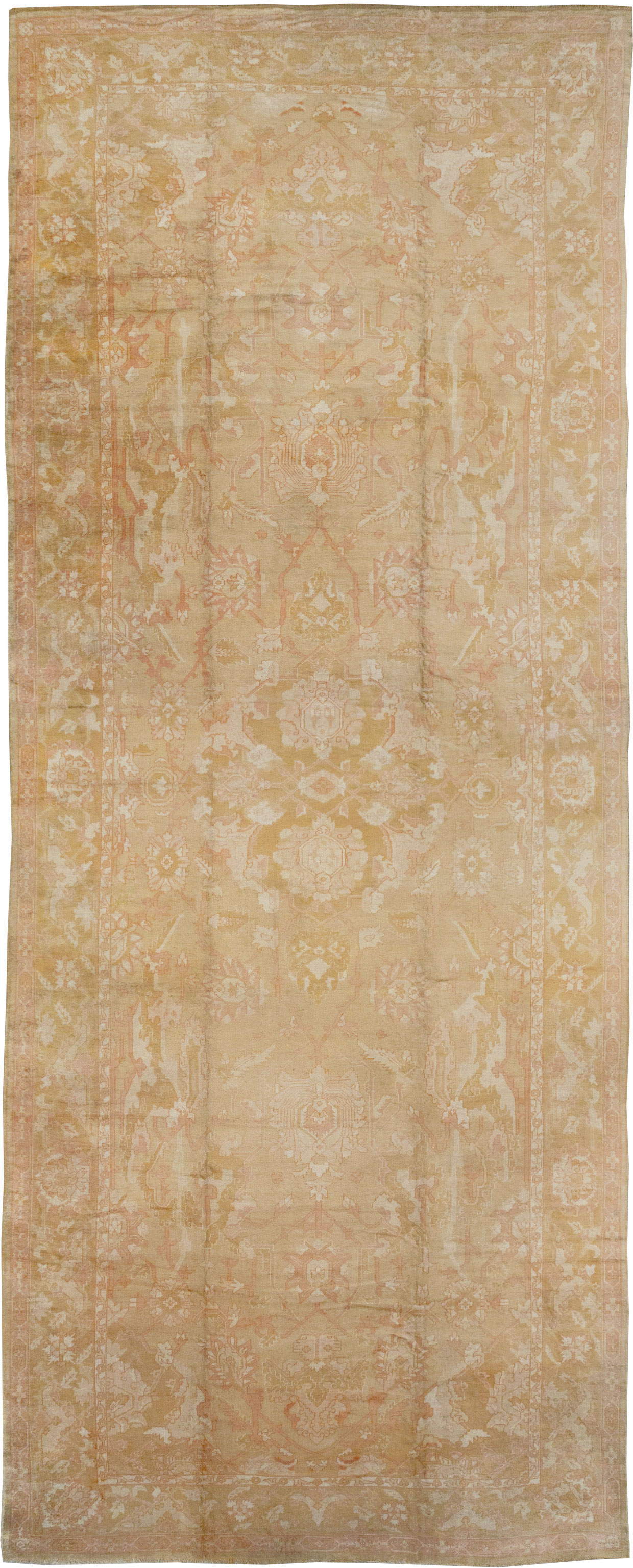 Antique Turkish Oushak Oversize Carpet, No.32286 - Gsblank