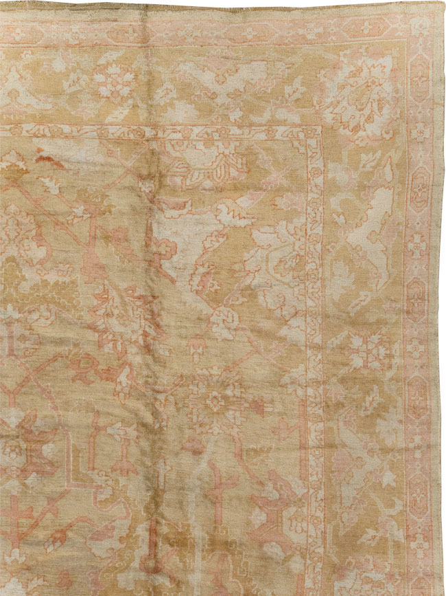 Antique Turkish Oushak Oversize Carpet, No.32286 - Gsblank