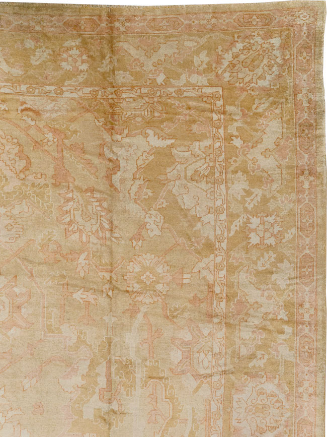 Antique Turkish Oushak Oversize Carpet, No.32286 - Gsblank