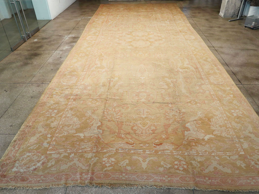 Antique Turkish Oushak Oversize Carpet, No.32286 - Gsblank
