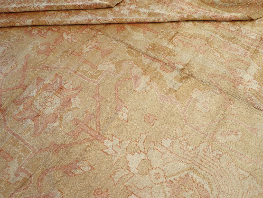 Antique Turkish Oushak Oversize Carpet, No.32286 - Gsblank