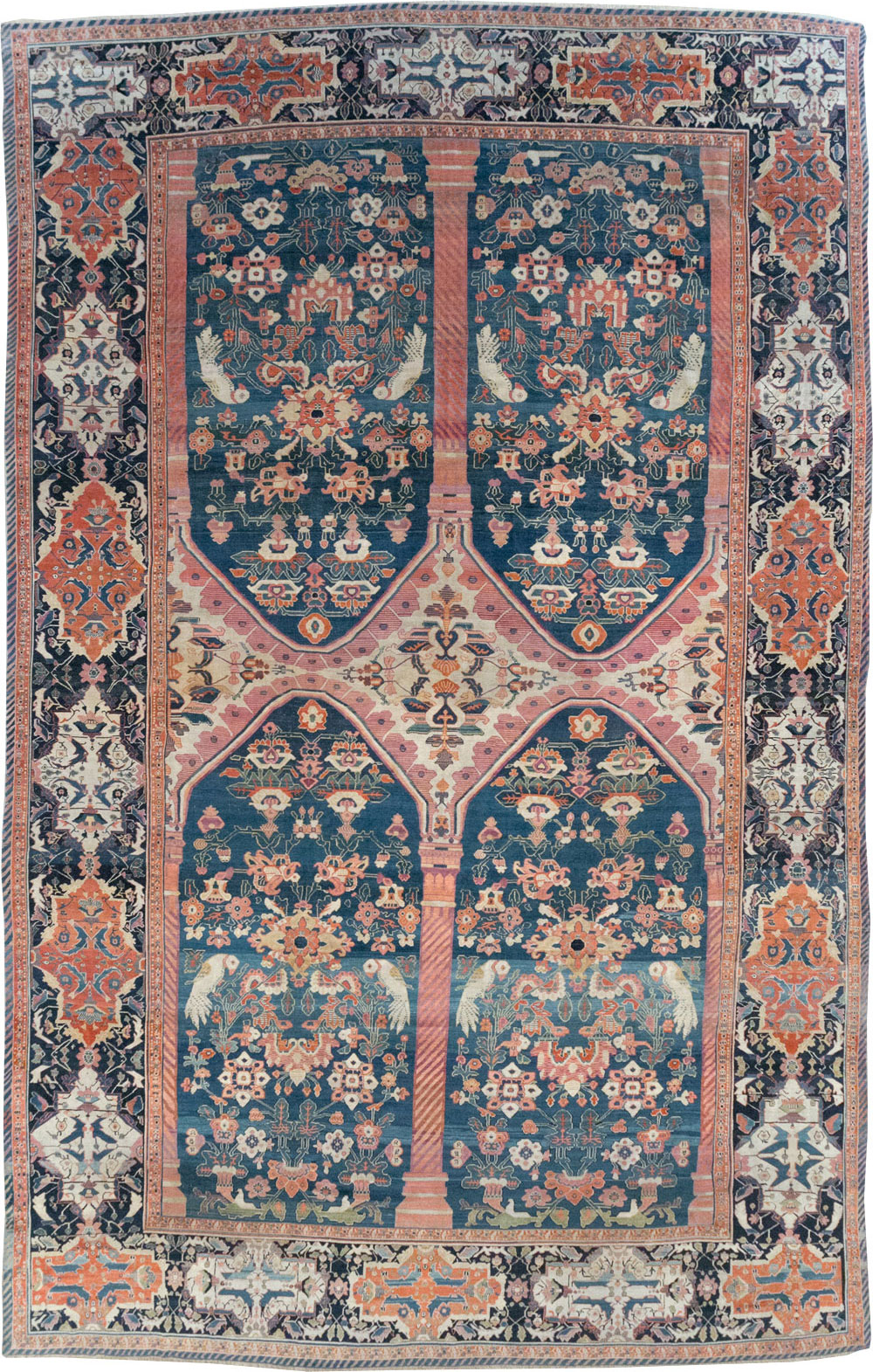 Antique Persian Senneh Oversize Carpet, No.32288 - Gsblank