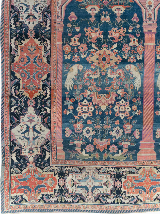 Antique Persian Senneh Oversize Carpet, No.32288 - Gsblank
