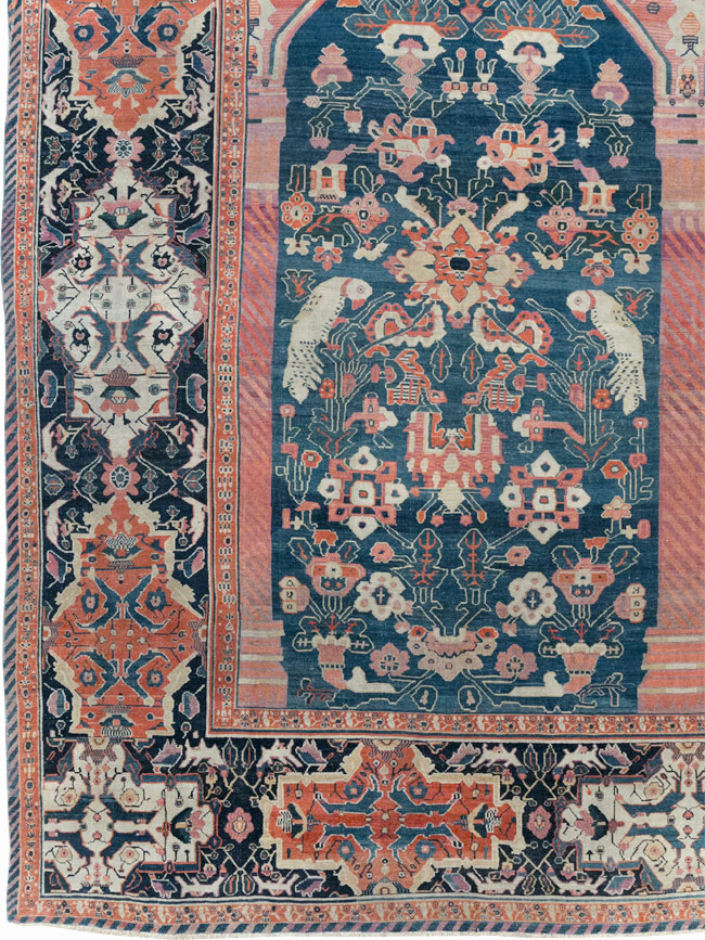 Antique Persian Senneh Oversize Carpet, No.32288 - Gsblank