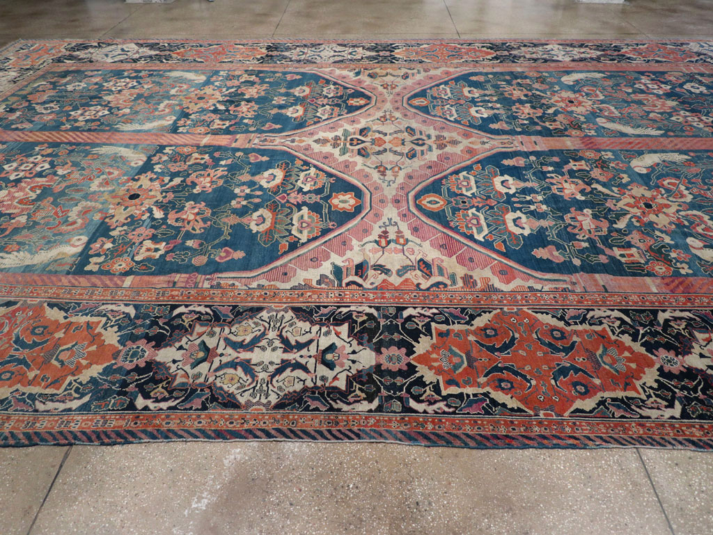 Antique Persian Senneh Oversize Carpet, No.32288 - Gsblank