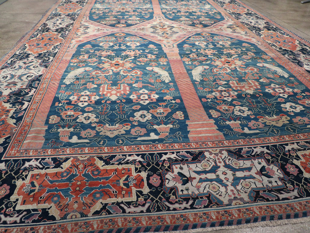 Antique Persian Senneh Oversize Carpet, No.32288 - Gsblank