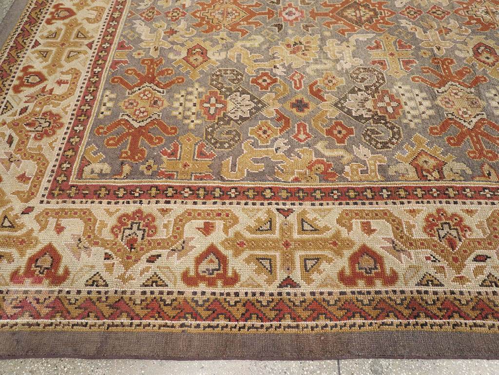 Vintage Irish Donegal Room Size Carpet, No.32312 - Gsblank