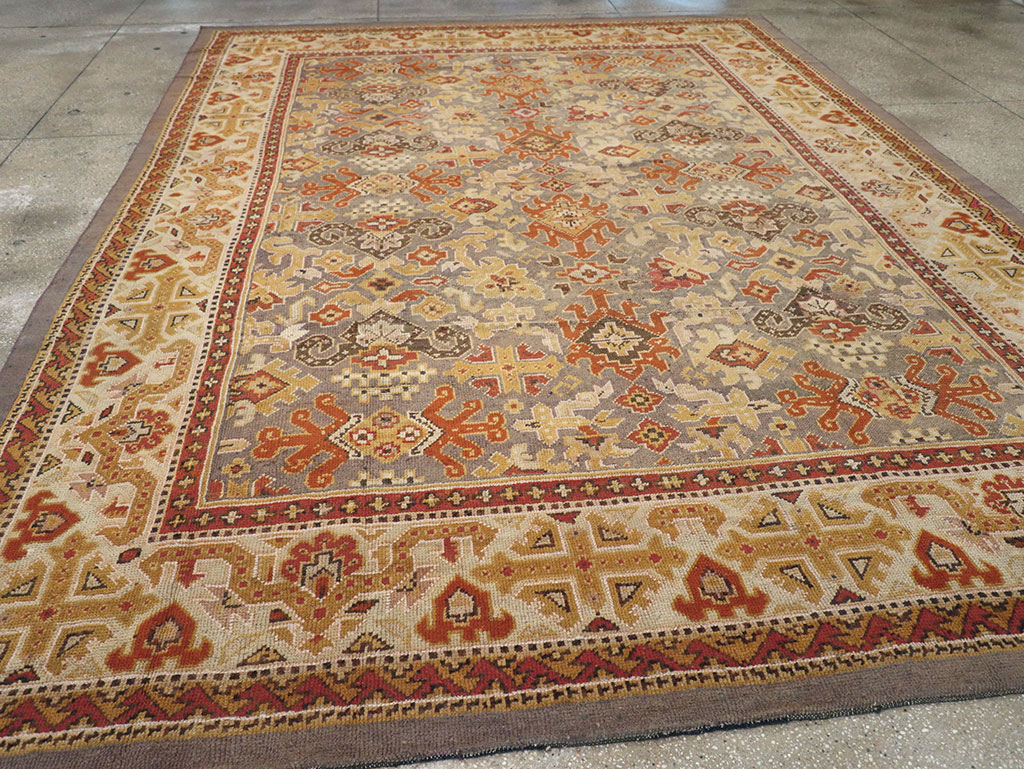 Vintage Irish Donegal Room Size Carpet, No.32312 - Gsblank