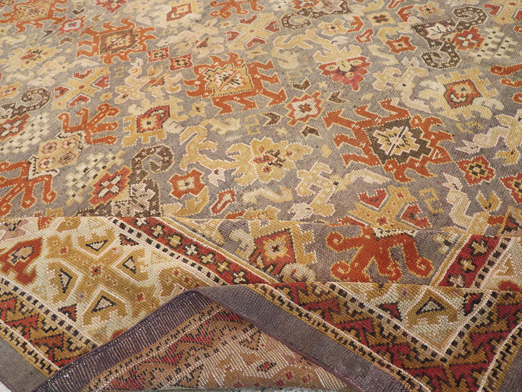 Vintage Irish Donegal Room Size Carpet, No.32312 - Gsblank
