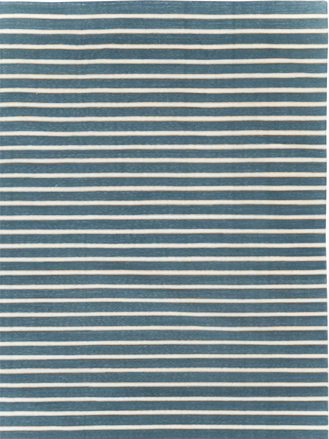 Vintage Indian Cotton Dhurrie Large Flatweave Carpet, No.32313 - Gsblank