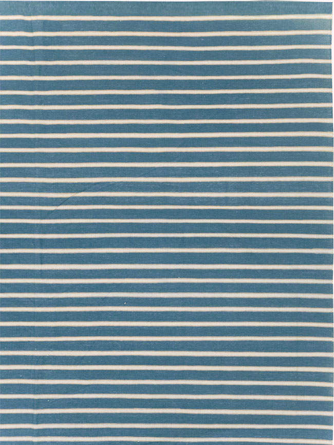 Vintage Indian Cotton Dhurrie Large Flatweave Carpet, No.32314 - Gsblank