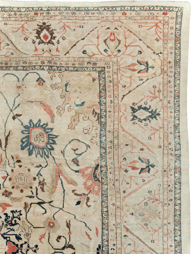 Antique Persian Sultanabad Large Carpet, No.32316 - Gsblank