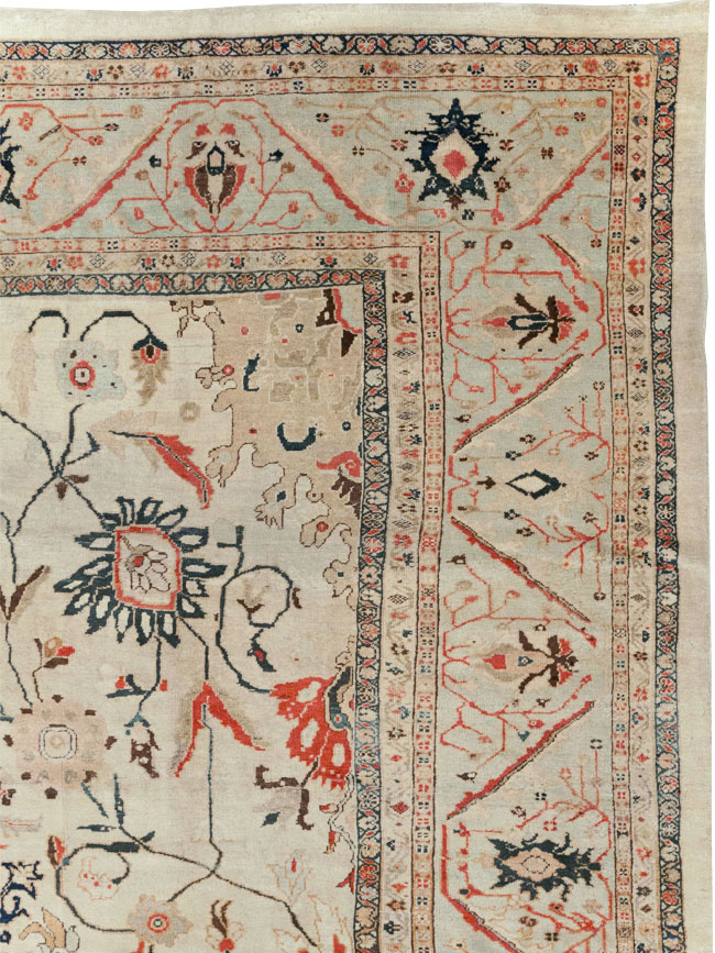 Antique Persian Sultanabad Large Carpet, No.32316 - Gsblank