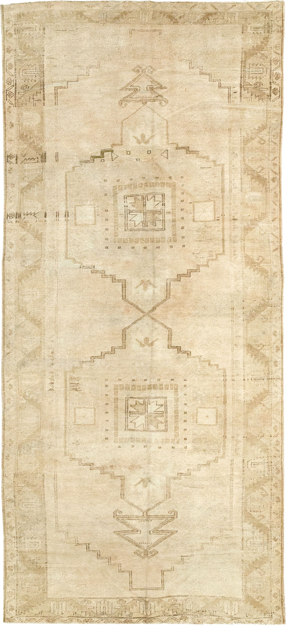 Vintage Turkish Anatolian Gallery Rug, No.32322 - Gsblank