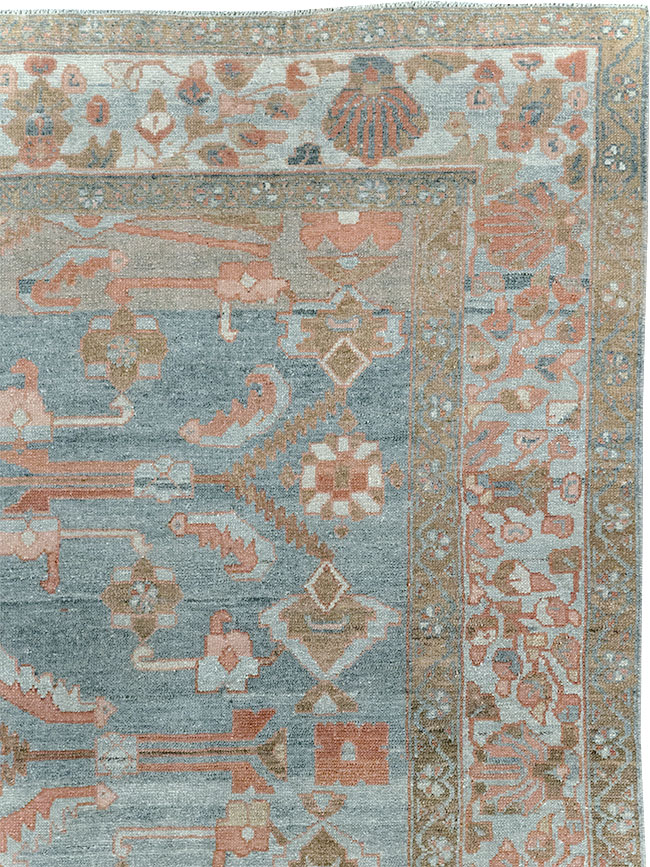 Antique Persian Malayer Accent Carpet, No.32323 - Gsblank