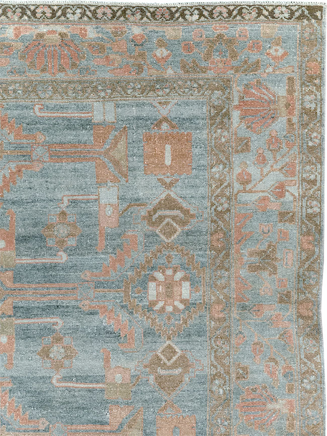 Antique Persian Malayer Accent Carpet, No.32323 - Gsblank