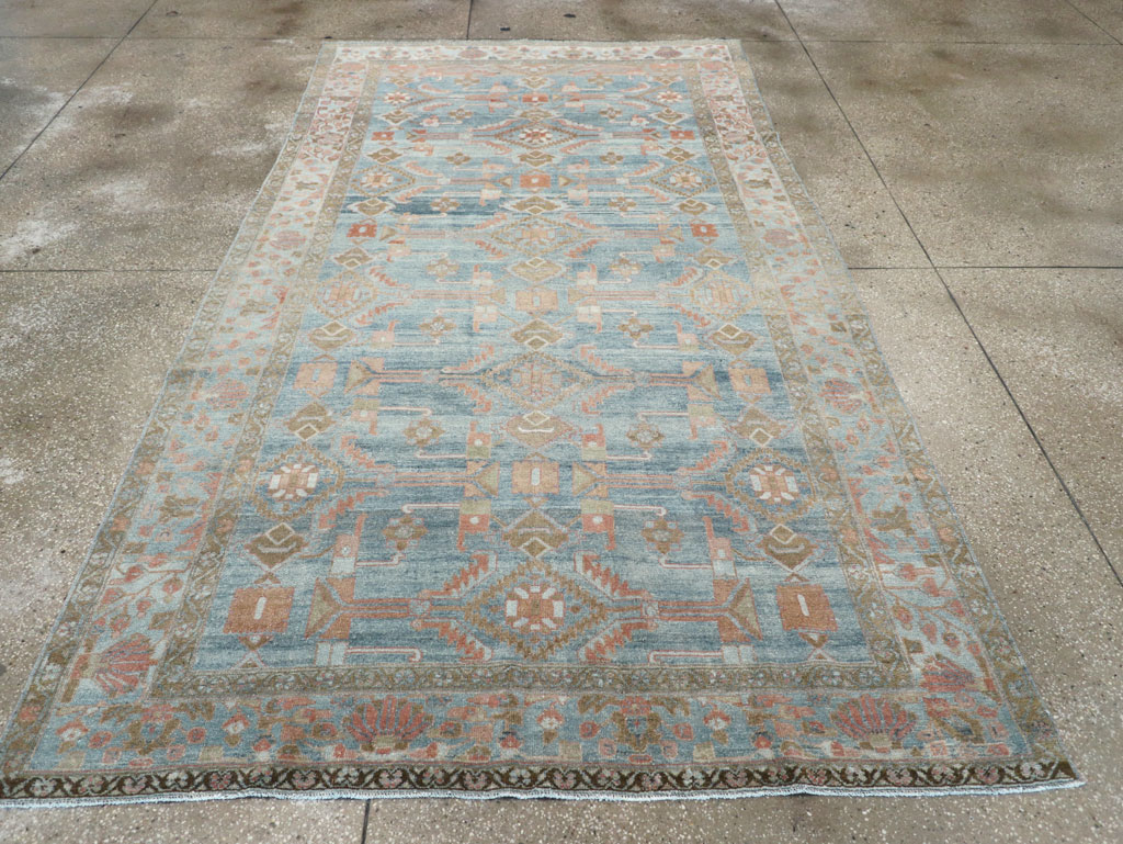 Antique Persian Malayer Accent Carpet, No.32323 - Gsblank