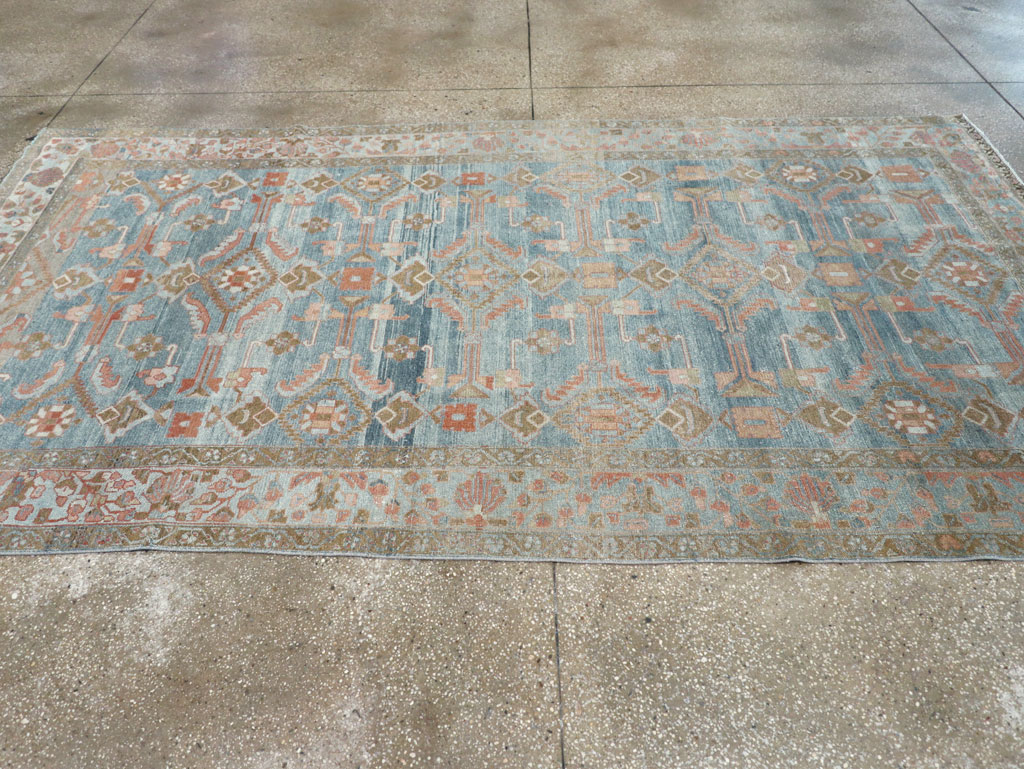 Antique Persian Malayer Accent Carpet, No.32323 - Gsblank