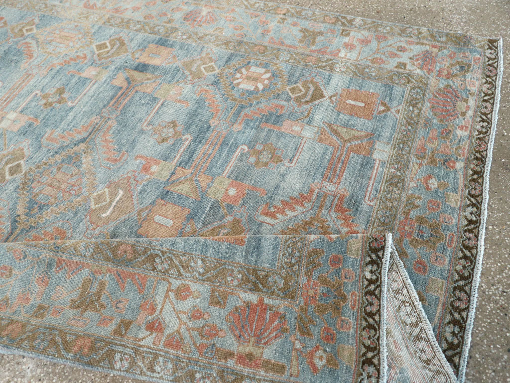 Antique Persian Malayer Accent Carpet, No.32323 - Gsblank