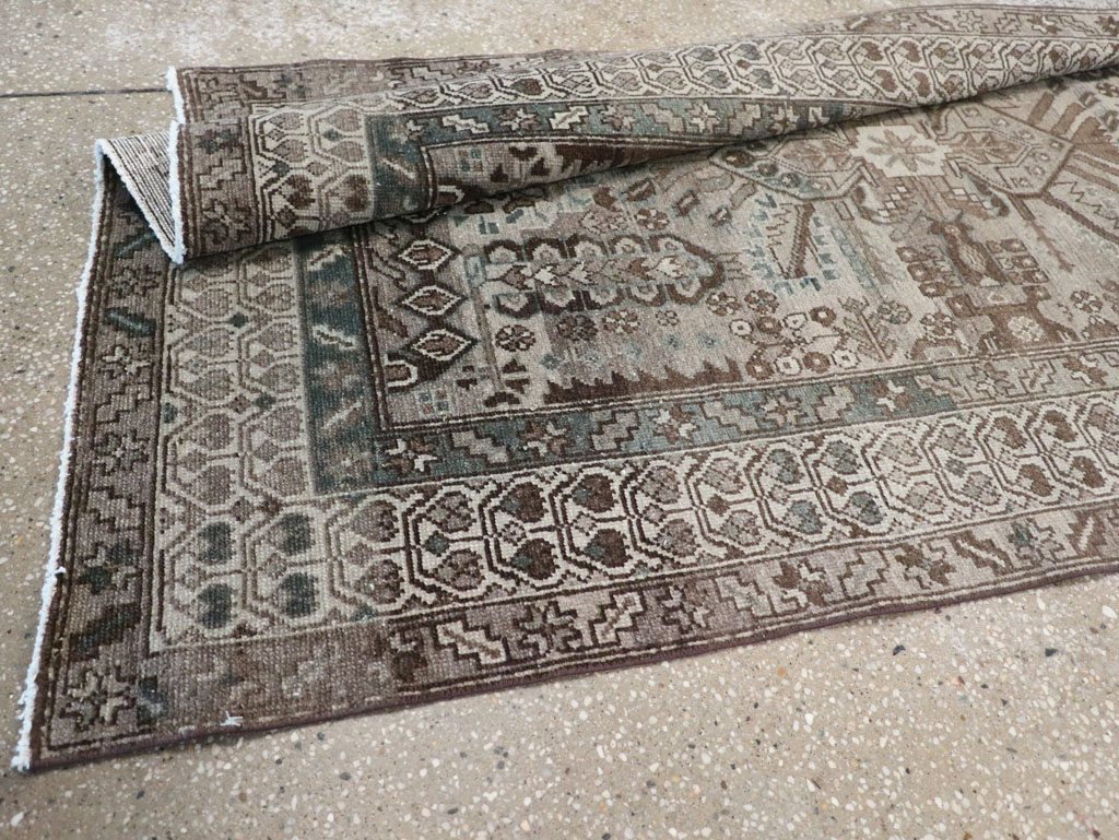 Vintage Persian Malayer Runner, No.32330 - Gsblank