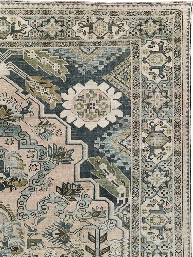 Antique Persian Afshar Room Size Carpet, No.32333 - Gsblank