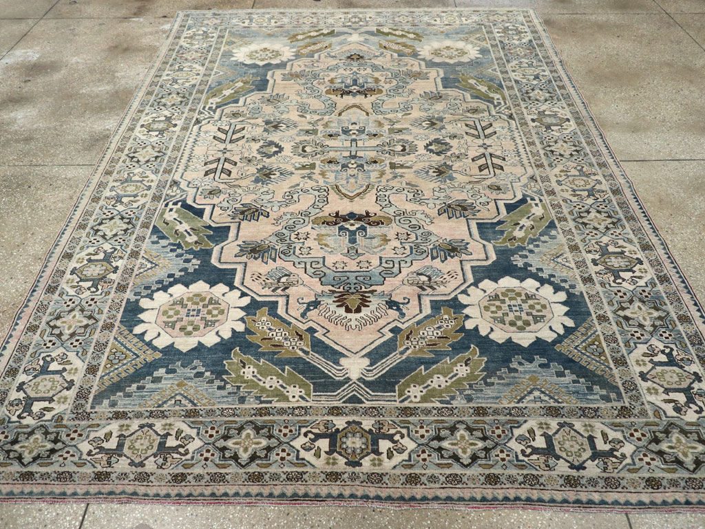 Antique Persian Afshar Room Size Carpet, No.32333 - Gsblank