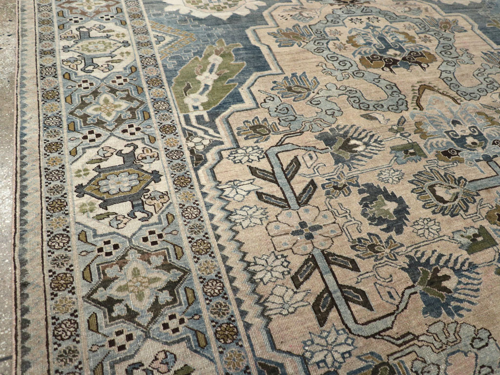 Antique Persian Afshar Room Size Carpet, No.32333 - Gsblank