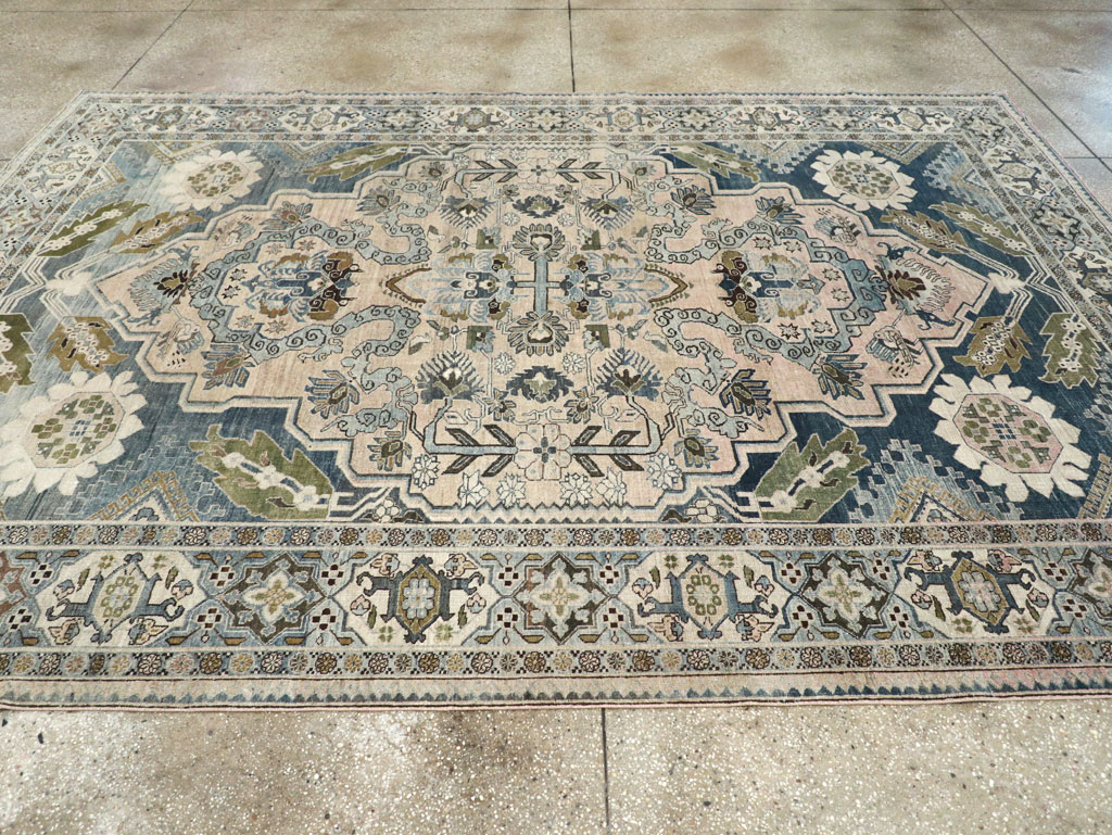 Antique Persian Afshar Room Size Carpet, No.32333 - Gsblank