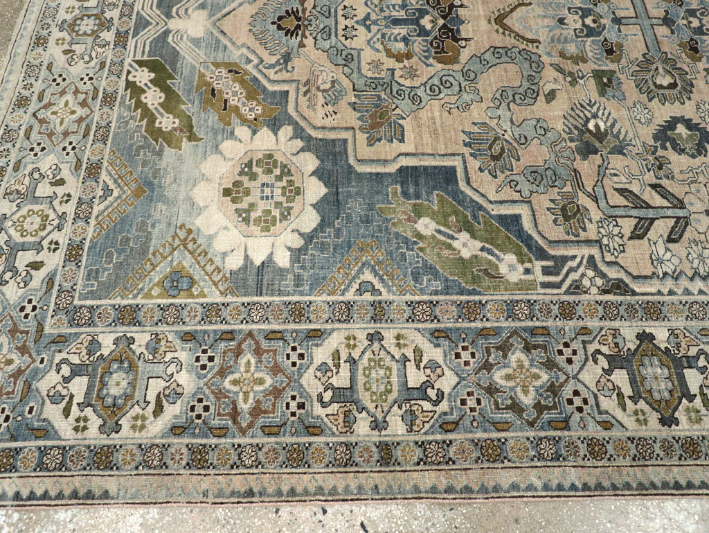 Antique Persian Afshar Room Size Carpet, No.32333 - Gsblank