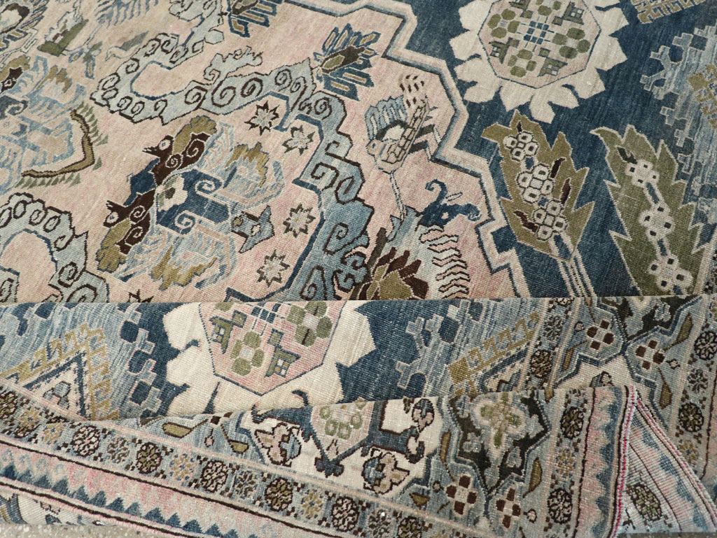 Antique Persian Afshar Room Size Carpet, No.32333 - Gsblank