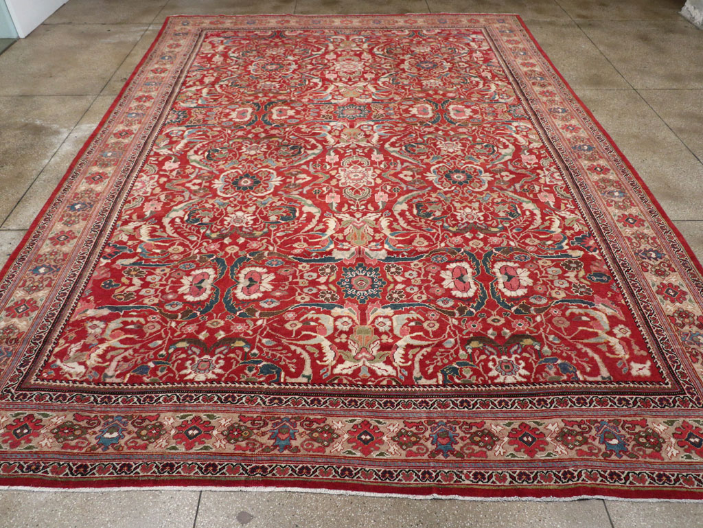 Vintage Persian Mahal Large Carpet, No.32337 - Gsblank