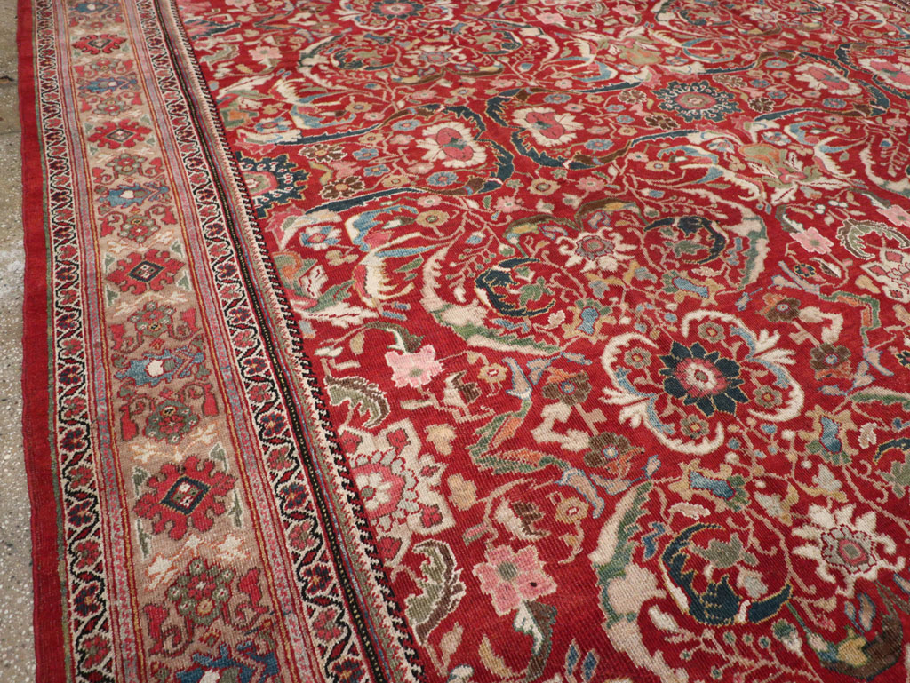 Vintage Persian Mahal Large Carpet, No.32337 - Gsblank