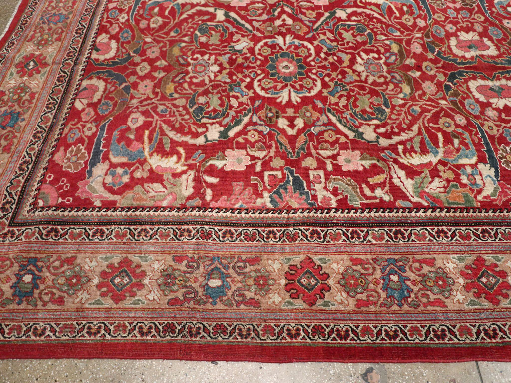 Vintage Persian Mahal Large Carpet, No.32337 - Gsblank